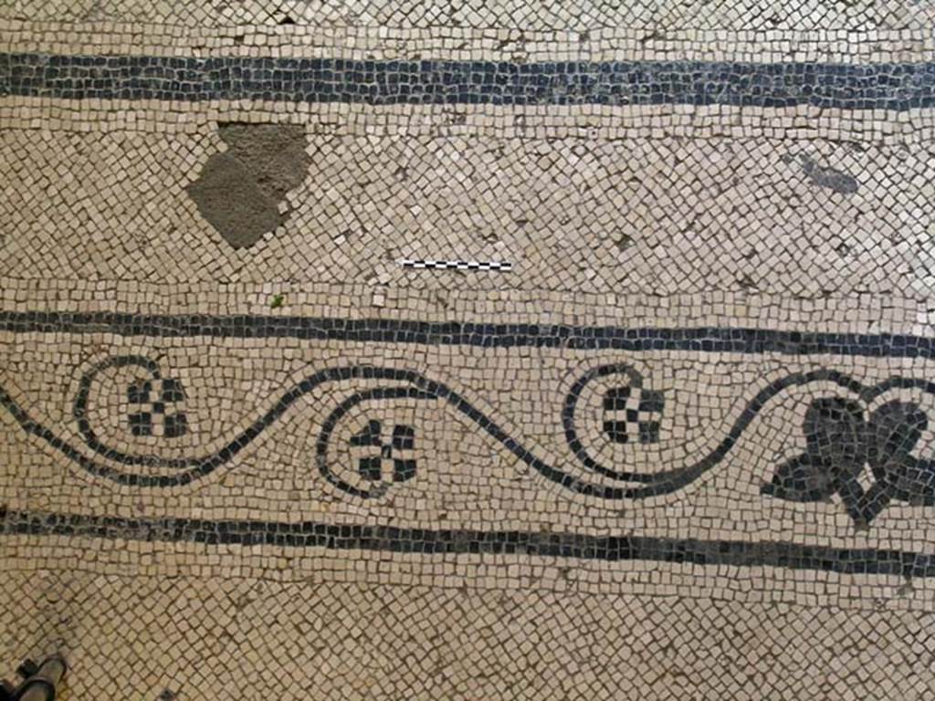V.8, Herculaneum. May 2004. Detail of mosaic threshold separating room 1, from room 3, central section. Photo courtesy of Nicolas Monteix.